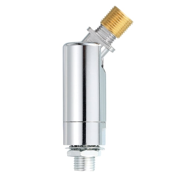 Uxcell Sloped Ceiling Adapter, 90/345 Degree 60x19mm M10 Fine Thread Sloped Ceiling Light Fixture Adapter Kit for Ceiling Pendant Light Chandelier Track Suspend(Silver)