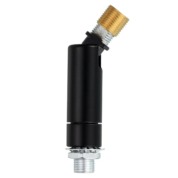 Sloped Ceiling Adapter, 90/345 Degree 60x15mm M10 Fine Thread Sloped Ceiling Light Fixture Adapter Kit for Ceiling Pendant Light Chandelier Track Suspend(Black)