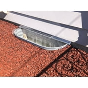 Sloped Elongated Window Well Cover (42"W x 13"L)