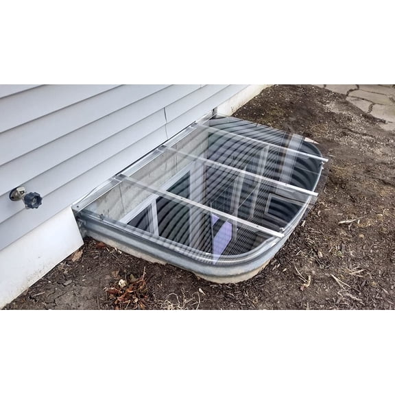 Sloped Heavy-Duty Window Well Cover (54"W x 38"L)