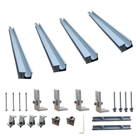 Sloped Roof Solar Panel Mounting Bracket Kit for Easy Installation