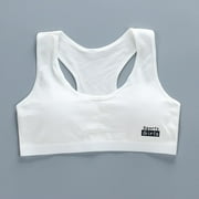Slopehill Girls Training Bras Kids Soft Underwear Girls Accessories Breathable Children Bras for Teen Girl 8-12Y