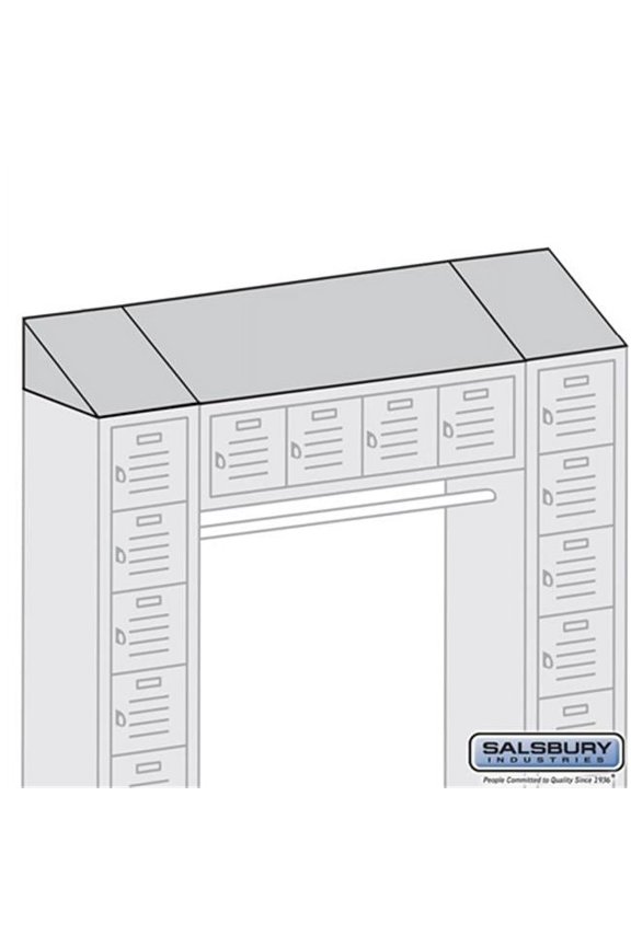 Sloping Hood - for Box Style Bridge Locker - 18" Deep - Tan