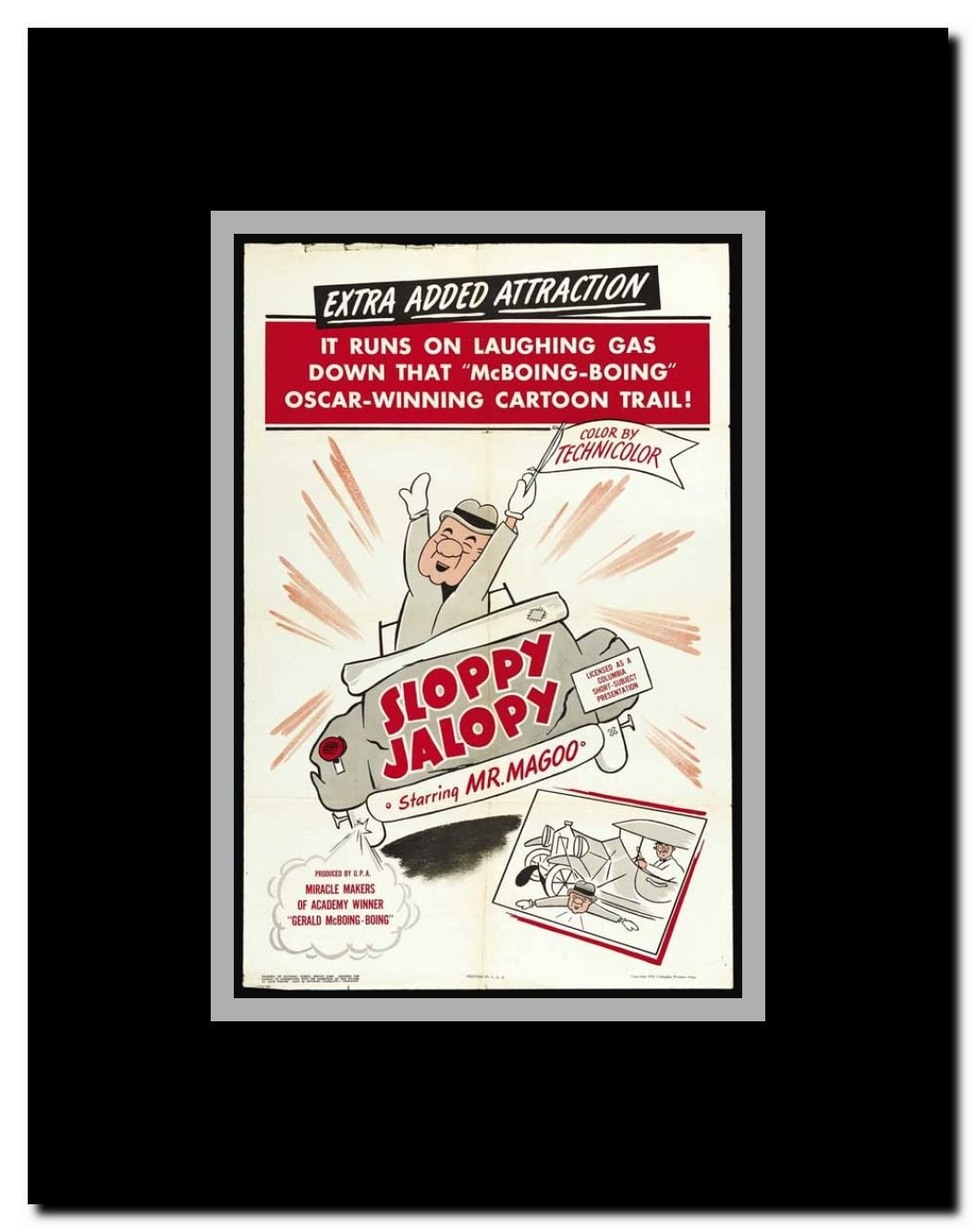 Sloppy Jalopy Framed Movie Poster
