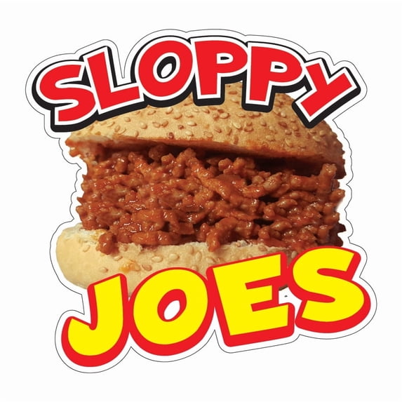 Sloppy Joes 24" Decal Concession Stand Food Truck Sticker