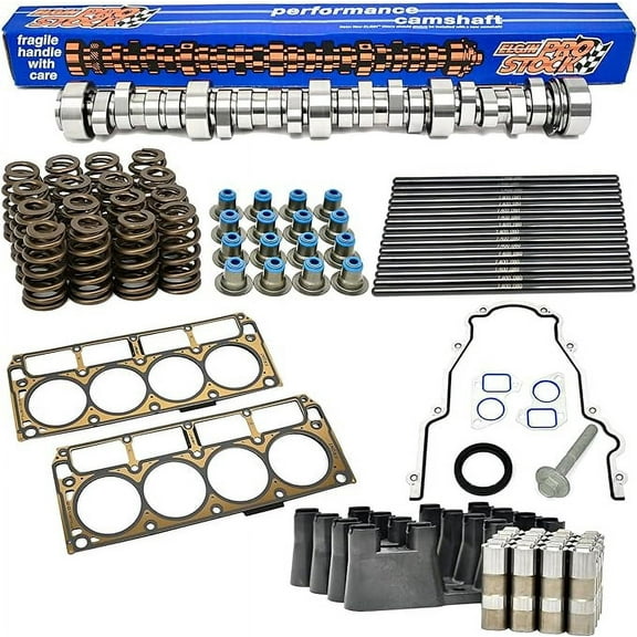 Sloppy Mechanics Stage 1 Camshaft Install Kit for Gen III/IV LS 6.0L 6.2L LS3 Vortec Trucks (Includes Cam Kit, Gaskets, Lifters & Trays)