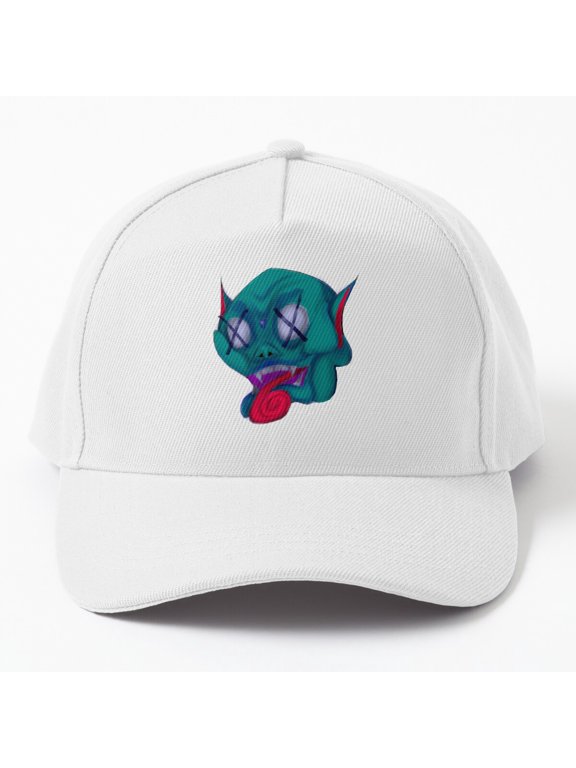 Sloppy Sea Monster Demon Baseball Cap, Creature Graphic Style