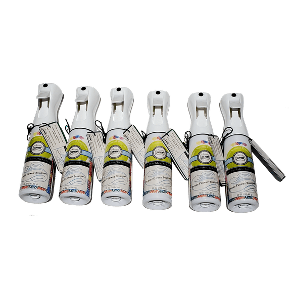 SloppySoap 4-in-1 Body/Hair/Fabric/Air Freshener Spray, 10 oz Flairosol Bottle (Fresh Bouquet)