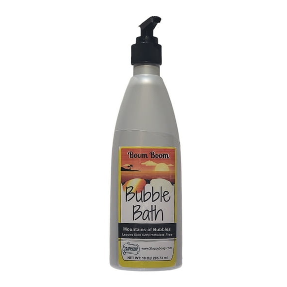 SloppySoap Boom Boom Bubble Bath, Mountains of Bubbles, 10 Oz, Phthalate-Free