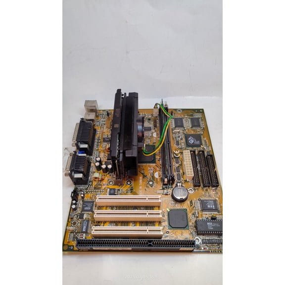 Slot 1 atx chaintech ct-6esv motherboard (440ex) int. vga & audio+cpu