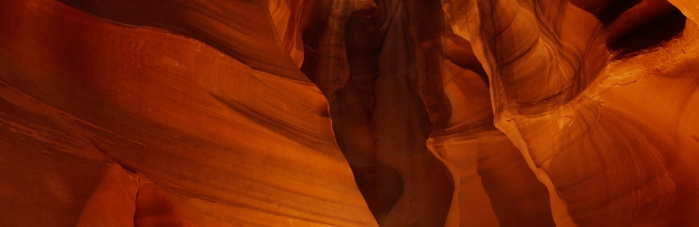 Slot Canyon Antelope Desert Canyon Arizona Canvas Art - Panoramic Images (36 x 12)