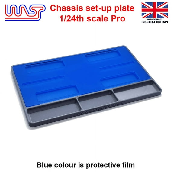 Slot Car Chassis Pro Set Up Plate 1:24 Scale New WASP