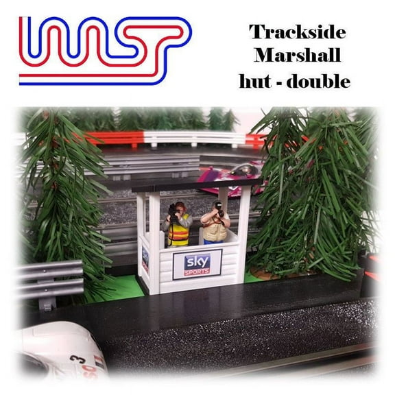 Slot Car Marshall Hut Double Scenery Track Side Display 1:32 Scale Wasp