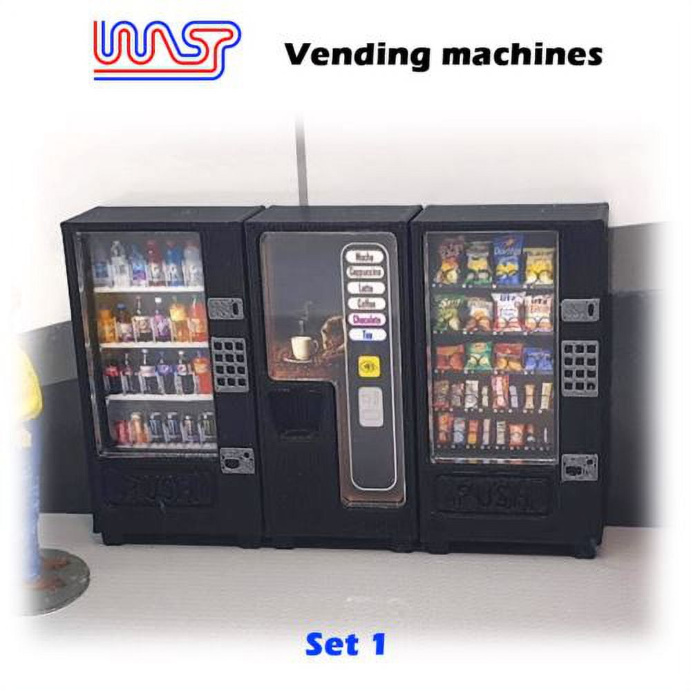 Slot Car Scenery Vending Machine Set of 3 1:32 Scale new WASP set 1