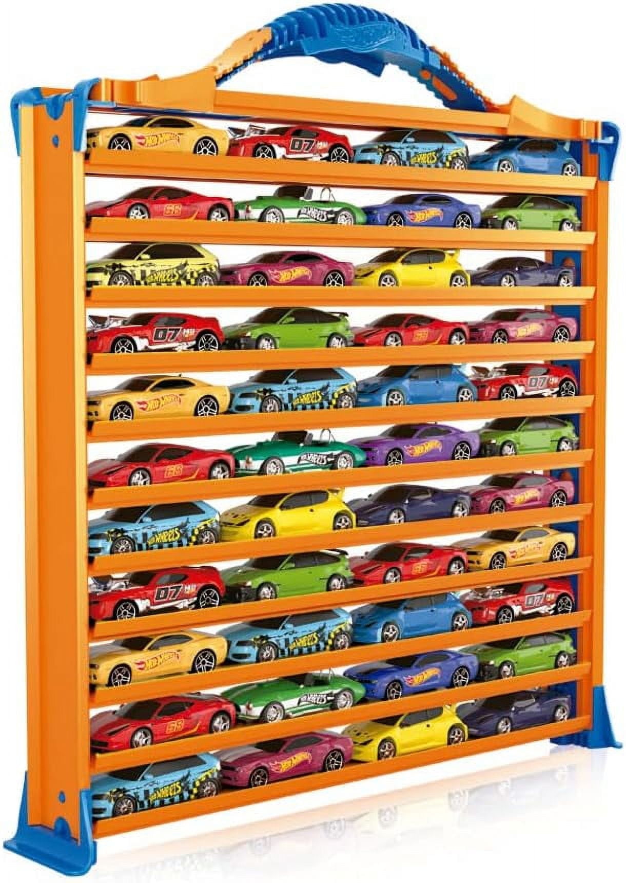 Slot Car Set Hot Wheels Rack n Track Case with (44 Compartments)