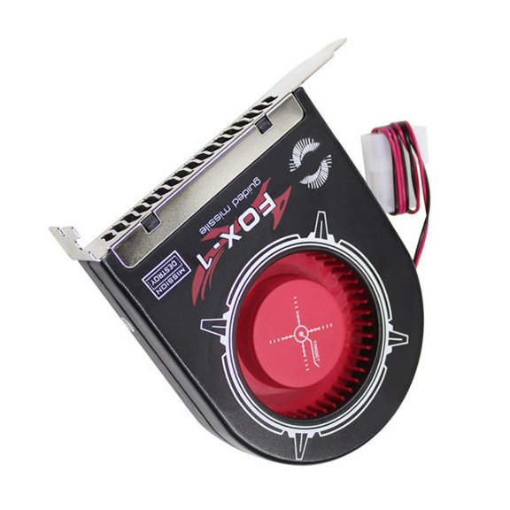 Slot Case Exhaust Fan Blower Replacement For Desktop Computer Frame Graphics Card Cooling Accessories