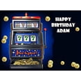 thumbnail image 1 of Slot Machine Edible Cake Image Cake Topper, 1 of 1