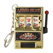 Slot Machine Keychain,Mini Casino Key Chains Keychain,Lucky Charm Pendant Keychain for Christmas Las Vegas Party Gifts