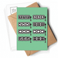 thumbnail image 1 of Slot Machine Winning Pattern Illustration Postcards Envelopes Blank Note Cards Mailing, 1 of 4