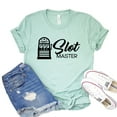 thumbnail image 1 of Slot Master T-shirt Women's Gambling Tee Las Vegas Shirt Gambler Tshirt Poker Gift Casino Shirts, 1 of 3