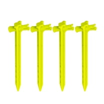 SlotLock Thermoplastic Polyurethane and Nylon 9" Tent Stakes (4 Pack)