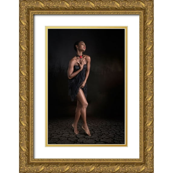 Slotboom, Jan 11x14 Gold Ornate Wood Framed with Double Matting Museum Art Print Titled - Faith