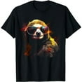 thumbnail image 1 of Sloth Artwork Sunglasses Art Animal Sloth T-Shirt, 1 of 3
