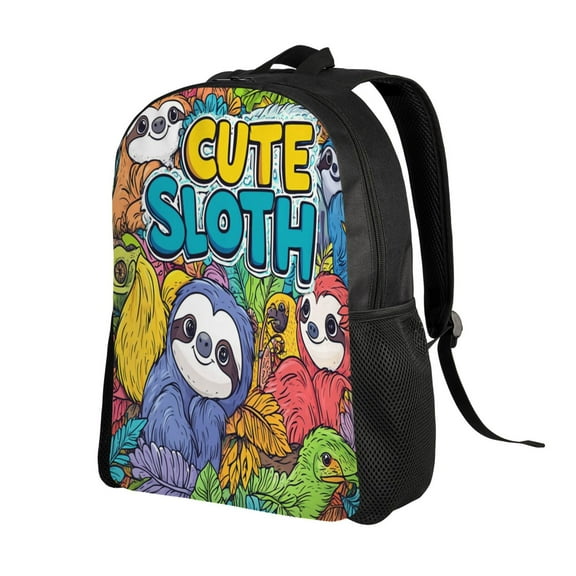 Sloth Backpack Double Shoulder Backpack Durable, Spacious, Ergonomic Design for Travel, Work & Outdoor Use