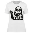 thumbnail image 1 of Sloth Be Rock T-Shirt Women -Image by Shutterstock, Female Large, 1 of 2