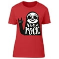 thumbnail image 1 of Sloth Be Rock T-Shirt Women -Image by Shutterstock, Female Medium, 1 of 2