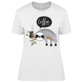 thumbnail image 1 of Sloth Bear Coffee Time T-Shirt Women -Image by Shutterstock, Female XX-Large, 1 of 2
