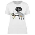thumbnail image 1 of Sloth Bear Coffee Time T-Shirt Women -Image by Shutterstock, Female x-Large, 1 of 2