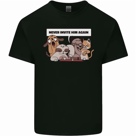 Sloth Board Games Funny Lazy Slow Tabletop Strategy Competition Tee,for unisex up to 5XL