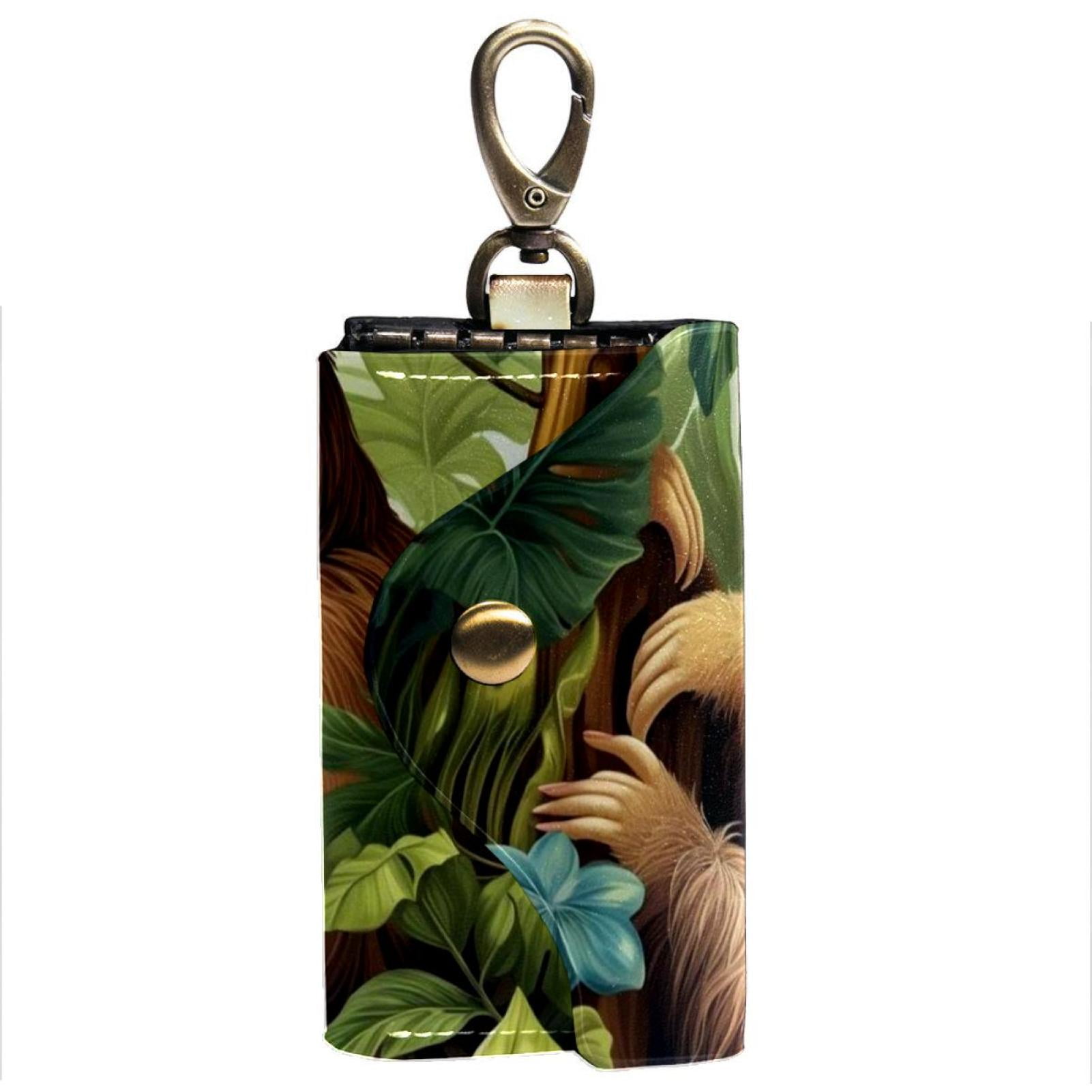 Sloth Car Key Case Key Holder Key Bag with 6 Hooks and Side Pockets Printed Key Holder for Men and Women Walmart