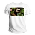 thumbnail image 1 of Sloth Classic White Cotton T-Shirt for Men - 100% Soft Cotton Tee Shirt for Everyday Wear - Comfortable Breathable Fabric - Casual Short Sleeve Top for Summer, 1 of 5