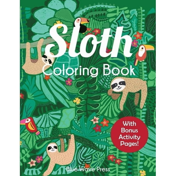 Sloth Coloring Book, (Paperback)