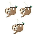 Sloth Combination Pendant Branch Hanging Upside Down Sloth Wall Hanging