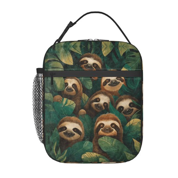 Sloth Cute Animal Lunch Bag Portable Thermal Lunch Box for Men and Women