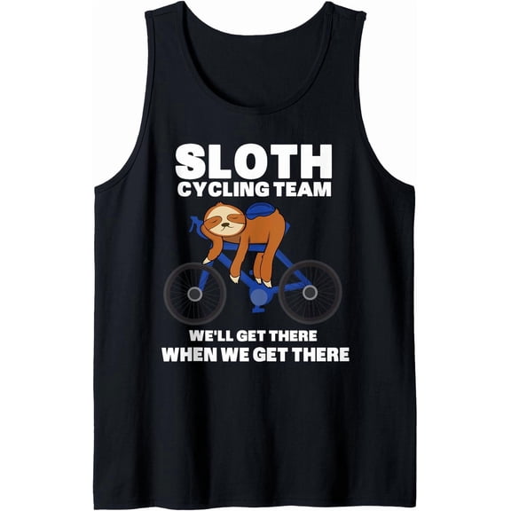 Sloth Cycling Team Mtb Mountain Cyclist Bike Jersey Tank Top Size S-3XL