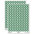 thumbnail image 1 of Sloth Face 200+ Round Stickers - Dark Green - Gloss Finish - 0.50" Size, 1 of 3