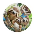 thumbnail image 1 of Sloth Family Selfie Pinback Button Pin, 1 of 5