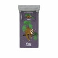thumbnail image 1 of Sloth Fitted Sheet & Pillow Sham Set, Cartoon Character Sleeping on Branch Jungle Animal in Night Sky Theme, Decorative Printed 2 Piece Bedding Decor Set, Twin, Plum Brown, by Ambesonne, 1 of 2