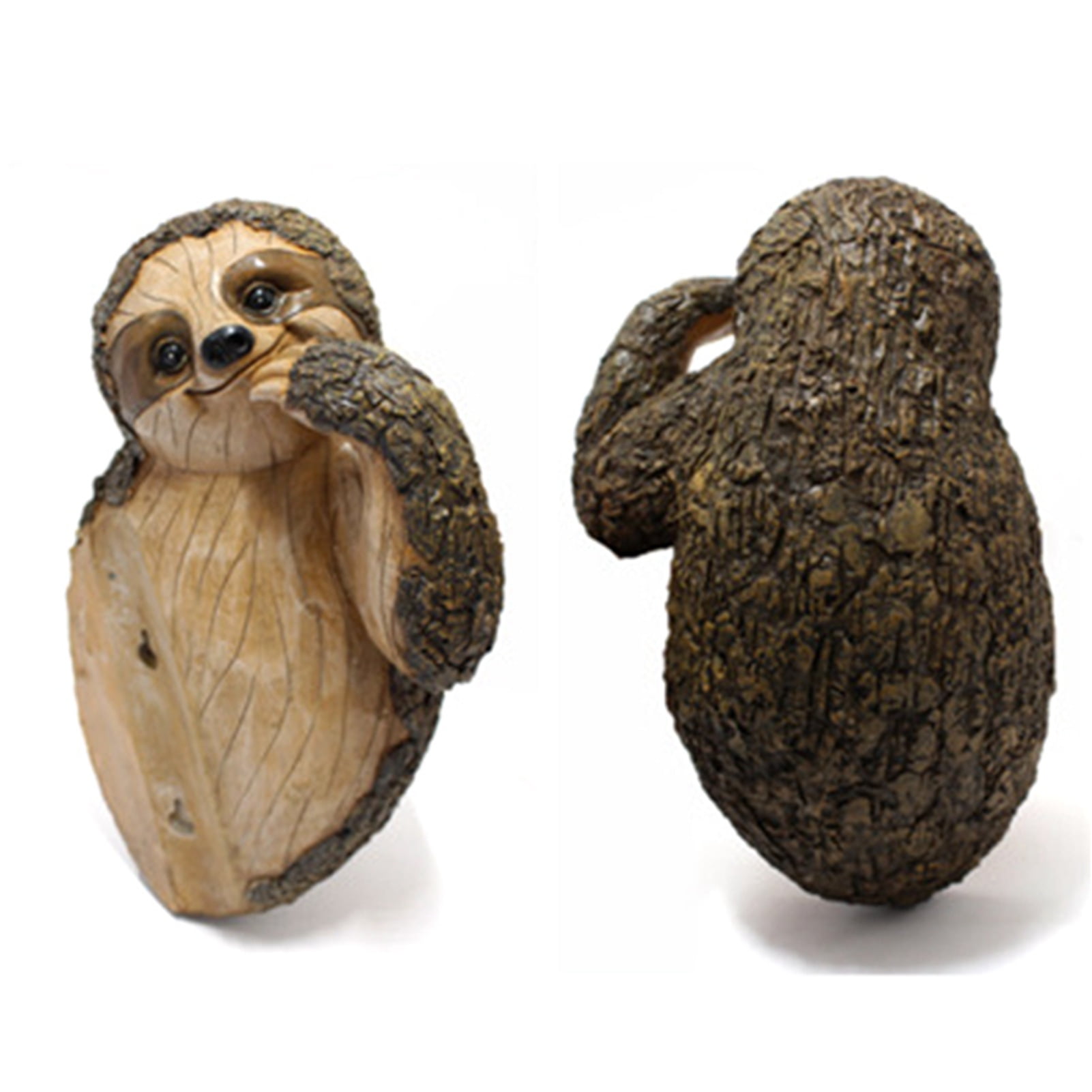 Sloth Garden Peeker Statue Resin Simulation Sculpture Waterproof
