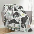 thumbnail image 1 of Sloth Gifts, Sloth Blanket for Women Girls Boys 40"X50", Cute Soft Fleece Blanket Warm Flannel Kids Adults Lap Cozy Throw Blanket for Sofa Couch Bed Quilt, 1 of 6