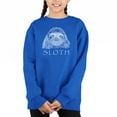 thumbnail image 1 of Sloth - Girl's Word Art Crewneck Sweatshirt, 1 of 3