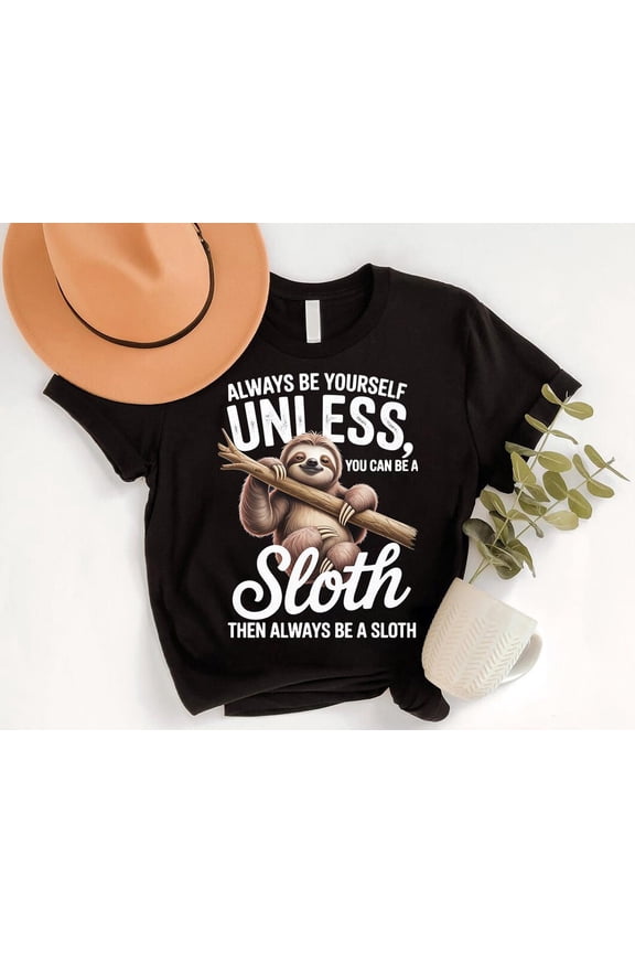 Sloth Graphic Tee – Lazy Animal Lover T-Shirt TSHIRT All Size S-5XL