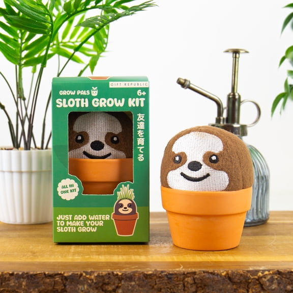 Sloth Grow Pal All-in-One Grass-Growing Kit