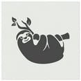 thumbnail image 1 of Sloth Hanging on Tree Branch DIY Cookie Wall Craft Stencil - 3.5 Inch, 1 of 5