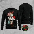 thumbnail image 1 of Sloth Ho Ho Ho 3D Christmas Sweater, Funny Xmas Sweater, Sweater Xmas, 1 of 2