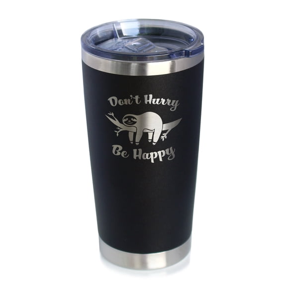 Sloth Insulated 20 oz Tumbler: Funny Stainless Steel Travel Mug